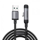 Cablu Date si Incarcare USB-A - USB-C Joyroom S-A56 EnjoyX Angled, 20W, 1.2m, Negru