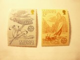 Serie Guernsey 1981 - Europa - Folclor , 2 valori, Nestampilat