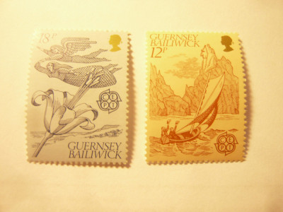 Serie Guernsey 1981 - Europa - Folclor , 2 valori foto
