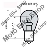 MBS Bec semnalizare 12V-21W BA15S, culoare portocalie, COD NOU 246510201, Cod Produs: 246510205RM