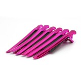 Set 12 buc. cleme pentru par, Metal, Roz