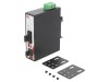 Convertor Media Gigabit Ethernet Fibră Optică Monomod 12-48VDC