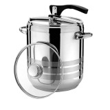 Oala sub presiune Grunberg, 9 L, 27 x 24 x 33 cm, inox