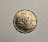 50 bani 1955 Piesa Frumoasa cu Luciu