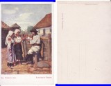 Port popular din Bucovina-tipuri-edit. Leon Konig Cernauti, rara, Necirculata, Printata