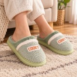 Cumpara ieftin Papuci de casă damă verde, călduroși și ușori &ndash; Model 4709