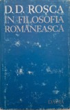 In filosofia romaneasca &ndash; D. D. Rosca