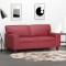 vidaXL Canapea cu 2 locuri, roșu vin, 120 cm, material textil 359415