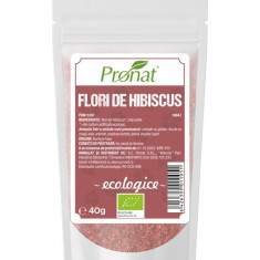 Flori de Hibiscus Maruntite Bio 40 grame Pronat