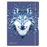 CAIET MY.BOOK FLEX A4 2X40F VELIN WILD ANIMALS WOLF