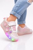 Cumpara ieftin Pantofi sport cu luminite si sclipici, Model Premium Style, Piele ecologica,