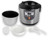 Oala multifunctionala, Esperanza, Plastic/Otel inoxidabil, 860 W, Negru/Argintiu