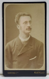 FOTOGRAF MARTIN , MONTPELLIER , TANAR CU OCHELARI , FOTOGRAFIE TIP C.D.V. , SFARSITUL SEC. XIX