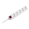 PRELUNGITOR 5 CAI CU INTRERUPATOR 1.5M( 3G1.5MM2) ALB, V-TAC