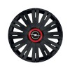 Set 4 capace roti Negre Cu Inel Rosu Active R16 pentru gama auto Opel, Autohelix MSA