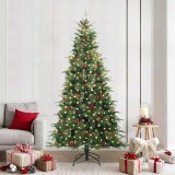 VidaXL Brad de Crăciun artificial cu ramuri articulare Verde 240 cm 3397441