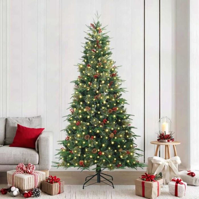 vidaXL Brad de Crăciun artificial cu ramuri articulare Verde 240 cm 3397441