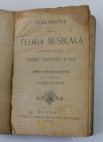 TEORIA MUSICALA de ALFRED RICHTER,BUC.1890