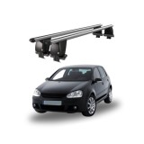 Bare transversale auto aluminiu compatibile plafon neted Volkswagen Golf Plus 1K 2003-2008 argintii sau negre