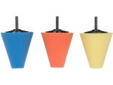 Set 3 Bureti Conici Pentru Lustruit Roti