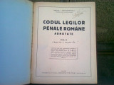 CODUL LEGILOR PENALE ROMANE ADNOTATE - MIHAIL I. PAPADOPOLU VOL.II