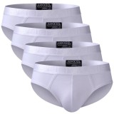 Cumpara ieftin Set 4 perechi de chiloti pentru barbati, CH033, Alb