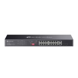 SWITCH TP-LINK Omada unmanaged, 18 porturi Gigabit (16 porturi POE+ buget total 250W) , carcasa metalica montabila in rack &quot;DS1018GMP&quot; (timbru verde 2