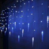 Instalatie Craciun Perdea Lumini Turturi, Interconectabila, 3m, 96 LED, Interior/Exterior, 8 Jocuri Lumini