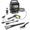 Aparat de spalat cu presiune K Silent Anniversary Edition, 20 presiune bar, 30 m/h Capacitate pe suprafata, Sistem Quick Connect pe aparat, Negru, Karcher