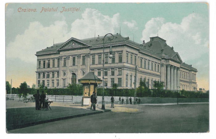 3216 - CRAIOVA, Justice Palace, Tribunalul, Romania - old postcard - unused