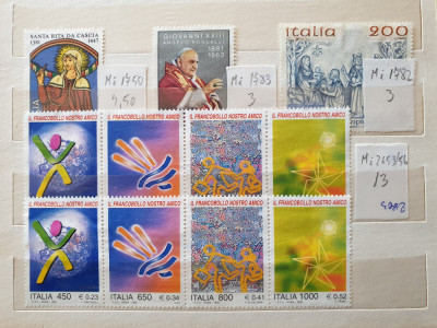 Europa de Sud - 73 timbre circulate - deparaiate si serii complete foto