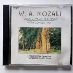 CD: Mozart - Oboe Concert in C Major, Horn Concert no.1, Dirijor Alberto Lizzio