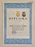Diploma si insigna Merite in activitatea sportiva 1975