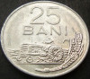 Moneda 25 BANI - RS ROMANIA, anul 1982 *cod 1931 A = luciu de batere, Aluminiu