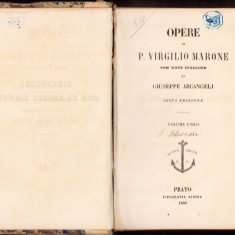 HST C2127 Opere di P Virgilio Marone 1866 Giuseppe Arcangeli