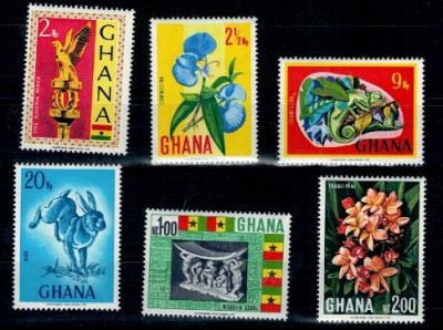 Ghana 1967 - Simboluri nationale, serie neuzata foto