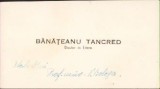 A1750 Carte de vizită Tancred Bănățeanu, director Muzeul Țăranului Rom&acirc;n
