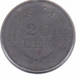 Moneda Romania 20 lei 1943 &ndash; Regatul Romaniei, coroana