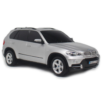 Masinuta Rastar BMW X5 1:18, Argintiu foto