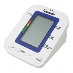 Tensiometru electronic de brat SilverCloud MB23 cu ecran LCD, atentionare vocala, afisare ritm cardiac, manson 22-36cm
