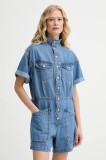 Levi&#039;s salopetă din denim SS SURPLUS ROMPER bumbac, cu guler, 001WI