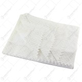 Fata de masa rustica din bumbac 270&times;160 CM, Alb