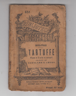 myh 622 - Biblioteca pt toti - 651 - Tartuffe - Moliere foto