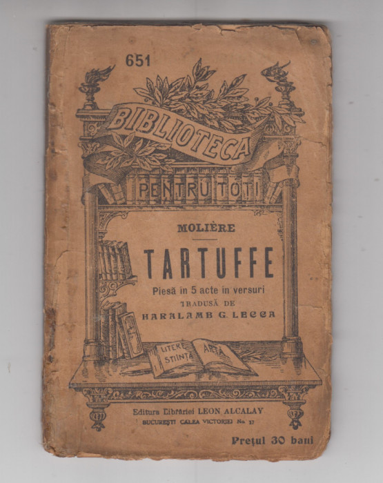 myh 61 33 - Biblioteca pt toti - 651 - Tartuffe - Moliere