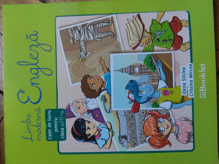 Booklet - Caiet de lucru la limba engleza - clasa a III a