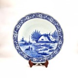 farfurie decorativa DELFT 40 cm diametru Royal Sphinx Maastricht Olanda hibernal