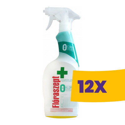 Fl&amp;oacute;raszept univerz&amp;aacute;lis kl&amp;oacute;rmentes fertőtlen&amp;iacute;tő spray 700ml (Karton - 12 db) foto