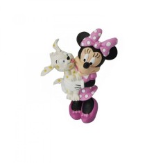 Figurina Minnie Mouse 7 cm Bullyland 153291, Multicolor foto