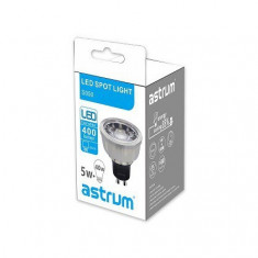 LED (Spot) Gri Astrum S050 5W(40W) Soclu MR16 12V Lumina Rece