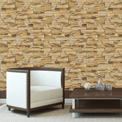 Sticker Rock Stone Pattern Wall foto